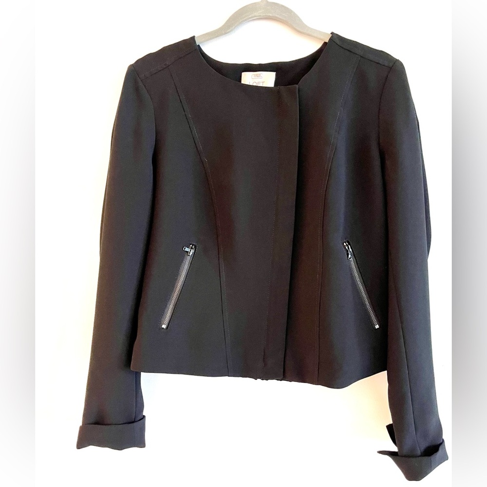 Ann Taylor LOFT Women's Black Jacket